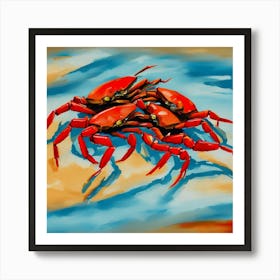 Crabs Cluster Art Print