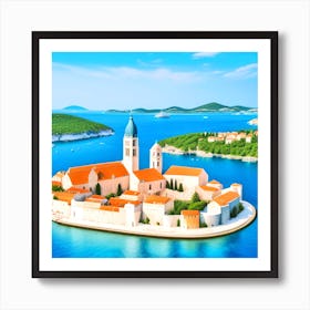 Island Of Croatia Art Print
