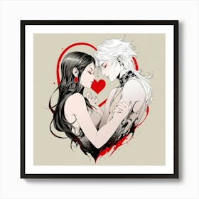 Love Is Like A Heart Art Print