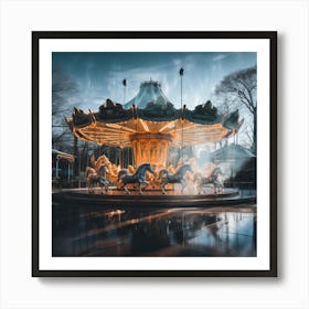 Carousel Art Print