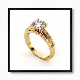 Engagement Ring 2 Art Print