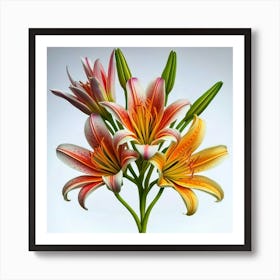 Lily Bouquet 3 Art Print