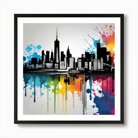 New York City Skyline 71 Art Print