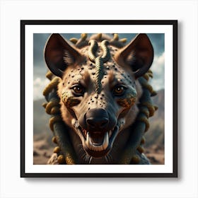 Hyena Art Print