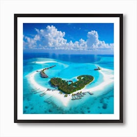 Leonardo Diffusion Xl This Is The Beautiful Beautiful Island O 0 Art Print