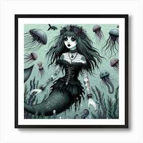 Mermaid 21 Art Print