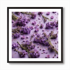 Lavender flowers 5 Art Print