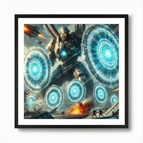 Energy Shields Massive Impacts 1024x1024 Art Print