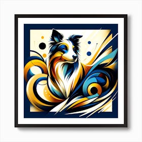 Border Collie 02 1 Art Print