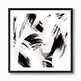 Abstract Brushstrokes Art Print