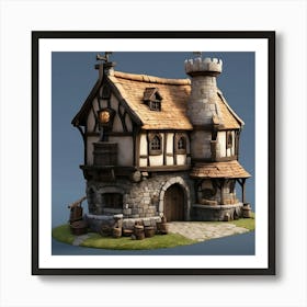 Medieval House Affiche