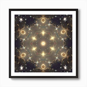 Moon Mandala Art Print