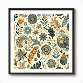 Floral Pattern Art Print