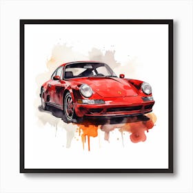 Porsche 911 Carrera Art Print