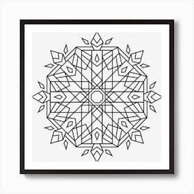 Geometric Mandala 10 Art Print