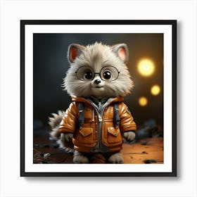 Raccoon 4 Art Print