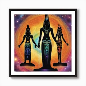 Divine Cosmic Family 111 Art Print