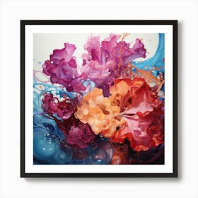 Xhl7071 Flower Art By Tom Levin Watercolor On Canvas In The Sty 35d37bb4 3855 40bc Afda Bd9041d0c071 Art Print