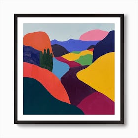 Abstract Travel Collection Togo 3 Art Print