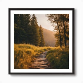 Path In The Woods 4 Art Print