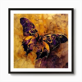 Purple Butterfly 7 Art Print