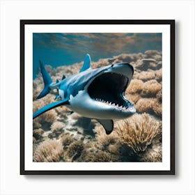 Great White Shark 9 Art Print