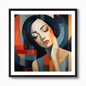 Abstract Of A Woman 1 Art Print