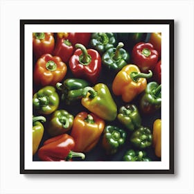 Colorful Peppers 76 Art Print