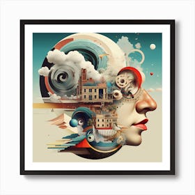 Abstract And Surreal Art Series By Csaba Fikker 014 Art Print