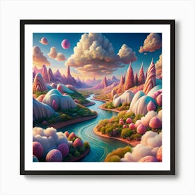 'Candy Valley' Art Print