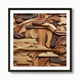 Wood Carvings 2 Art Print