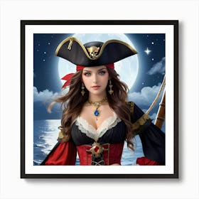 Albedobase Xl High Quality Super Realistic Pirate Hat A 20year 0 Upscayl 4x Realesrgan X4plus Anime Art Print