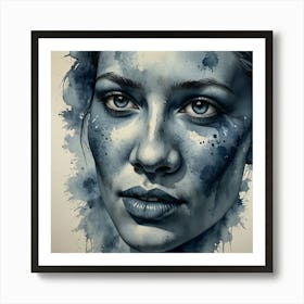 Portrait Of A Woman 9 Art Print