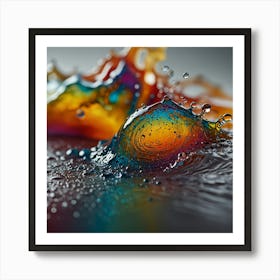 Splash Of Color 1 Art Print