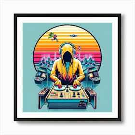 Dj Dj 6 Art Print