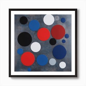 BB Borsa Paint Circles Art Print