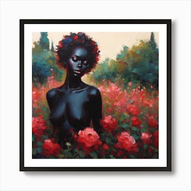 queen of the Roses Art Print