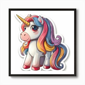 Unicorn Sticker 61 Art Print