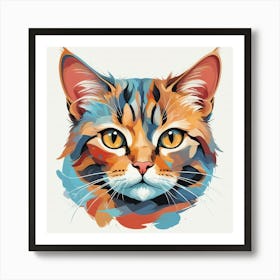 Cat Painting Art Print