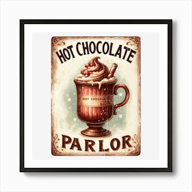 Hot Chocolate Parlor Art Print