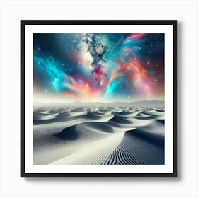 Galaxy In The Desert 1 Art Print