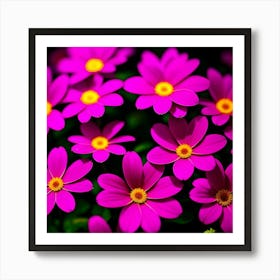 Purple Flowers Art Print