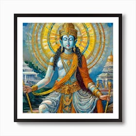 Vishnu 6 Art Print