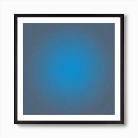 Blue Circle Art Print