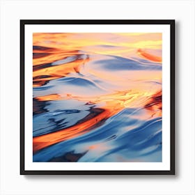 Sunset On The Water Art Print