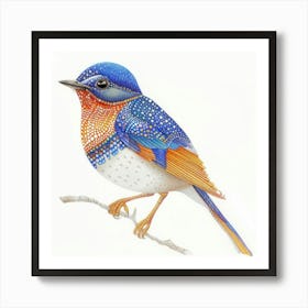 Bluebird 4 Art Print