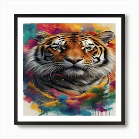 Tiger Painting Art Print