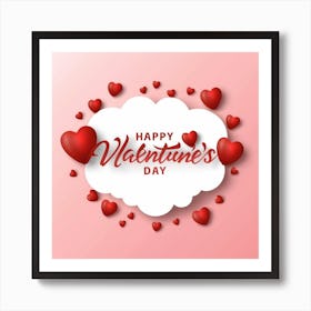 Happy Valentine's Day 4 Art Print