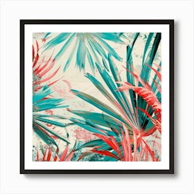 Tropical Leaves 72 Art Print