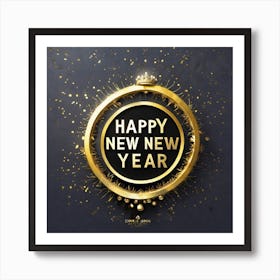 Happy New Year 79 Art Print